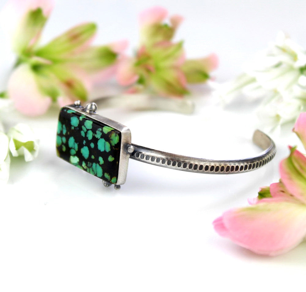 The Birth of Water - Turquoise Sterling Silver Cuff