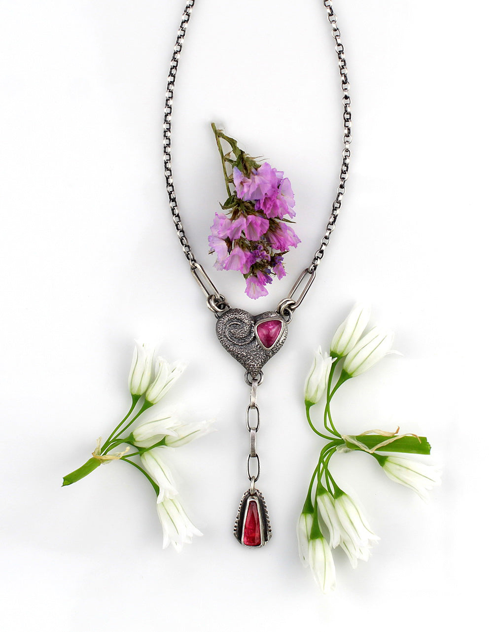 Delving Within - Tourmaline Sterling Silver Necklace