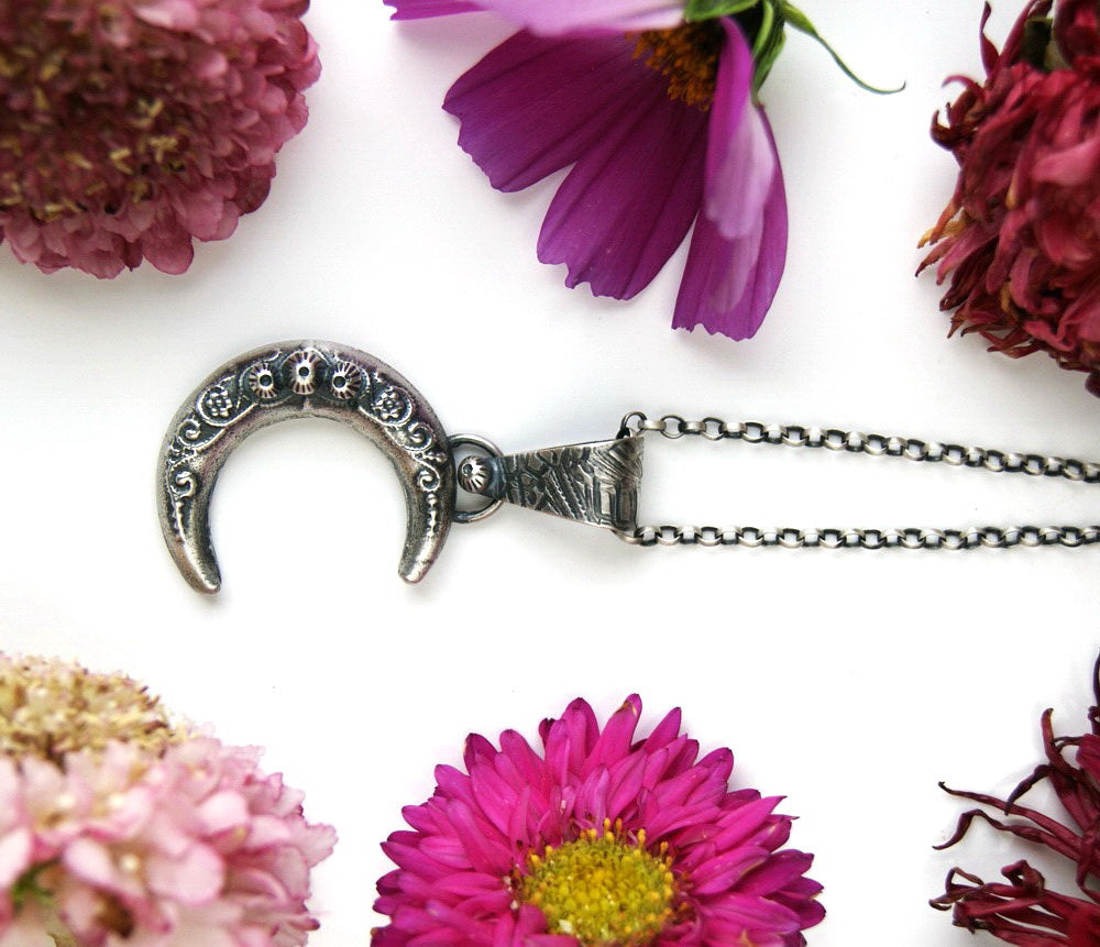 MADE TO ORDER :: Moon Power - Moon Sterling Silver Necklace