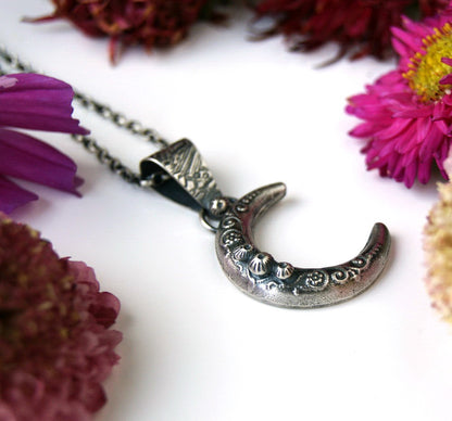 MADE TO ORDER :: Moon Power - Moon Sterling Silver Necklace