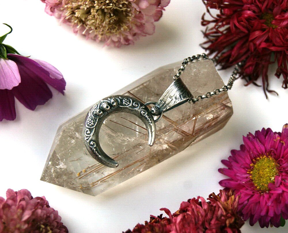 MADE TO ORDER :: Moon Power - Moon Sterling Silver Necklace