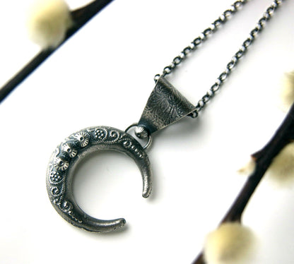 MADE TO ORDER :: Moon Power - Moon Sterling Silver Necklace