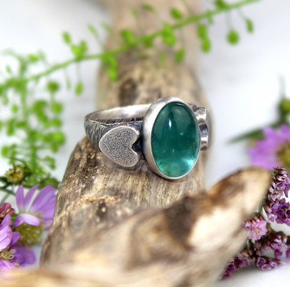 Universal Life - Fluorite Sterling Silver Ring