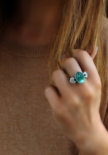 Universal Life - Fluorite Sterling Silver Ring