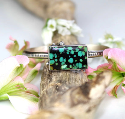 The Birth of Water - Turquoise Sterling Silver Cuff