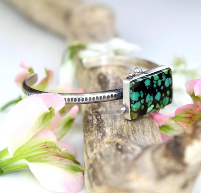 The Birth of Water - Turquoise Sterling Silver Cuff