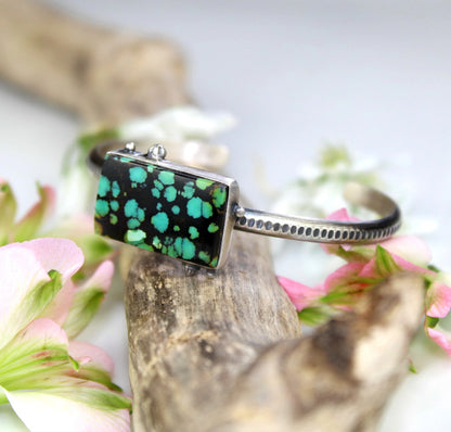 The Birth of Water - Turquoise Sterling Silver Cuff