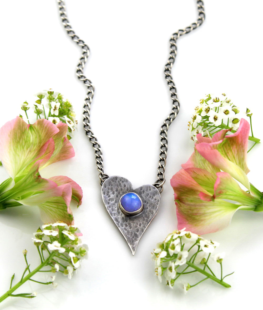 Universal Life - Ethiopian Opal Sterling Silver Necklace