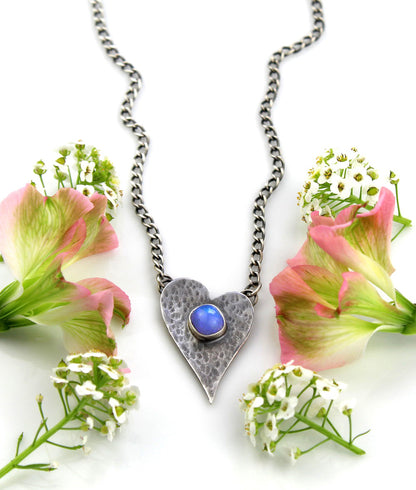 Universal Life - Ethiopian Opal Sterling Silver Necklace