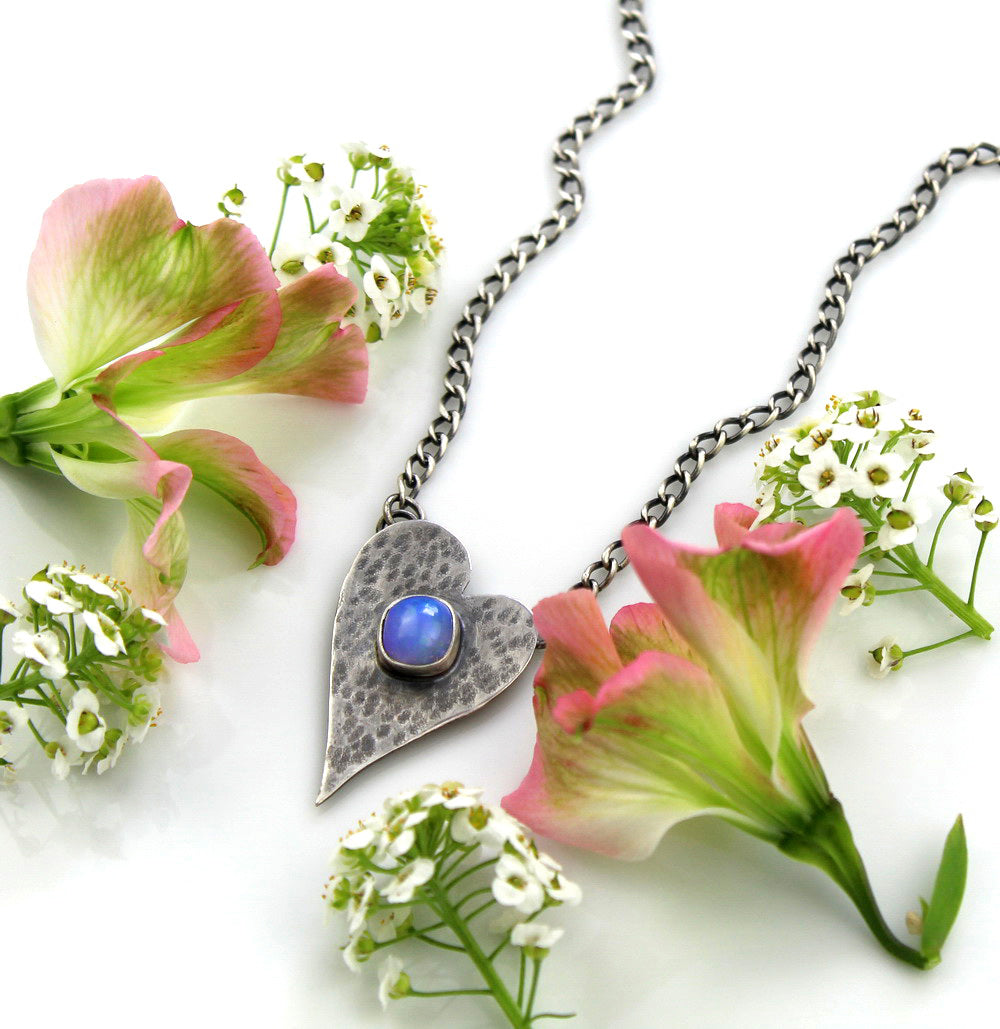 Universal Life - Ethiopian Opal Sterling Silver Necklace
