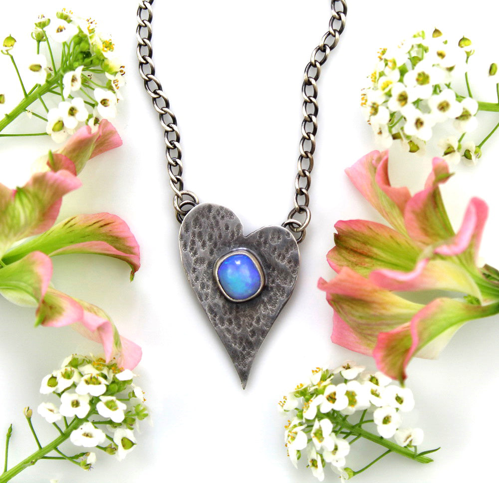 Universal Life - Ethiopian Opal Sterling Silver Necklace