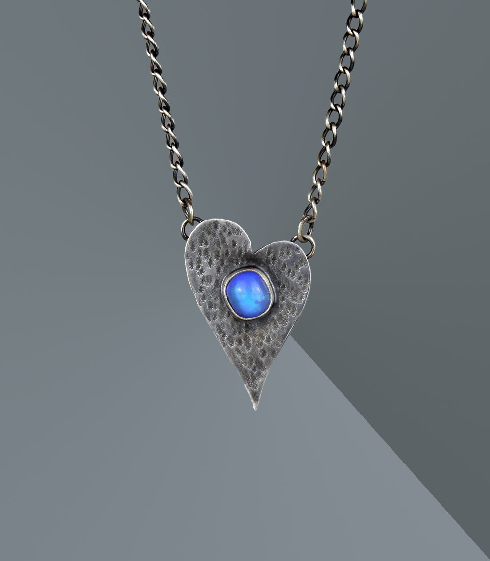 Universal Life - Ethiopian Opal Sterling Silver Necklace