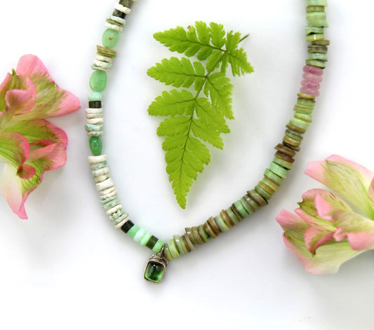 A New Universe - Tourmaline Beaded Necklace