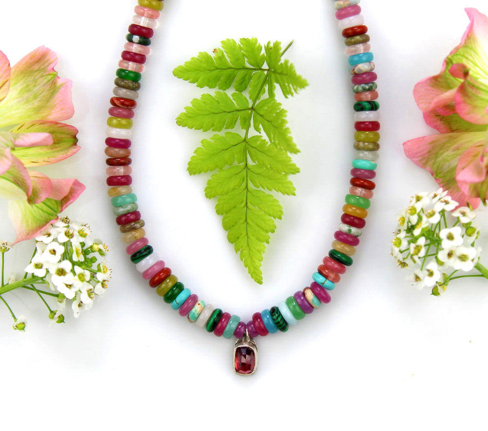 A New Universe - Tourmaline Sterling Silver Necklace