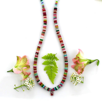 A New Universe - Tourmaline Sterling Silver Necklace