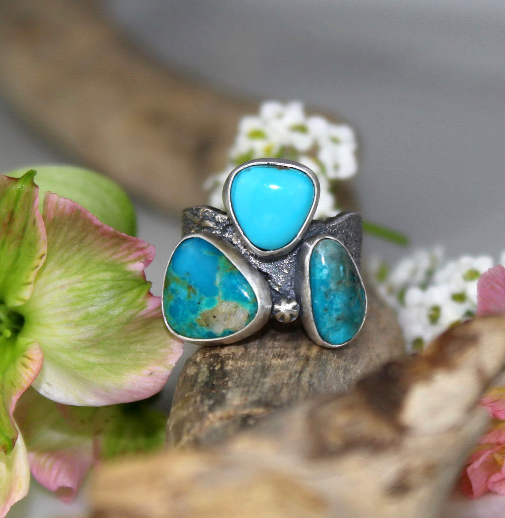 The Earthstones - Turquoise Sterling Silver Ring