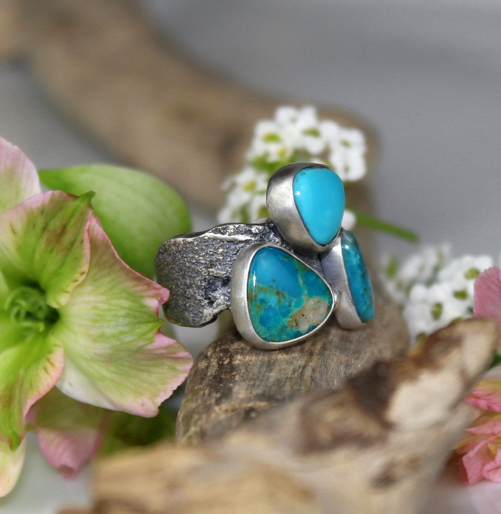 The Earthstones - Turquoise Sterling Silver Ring