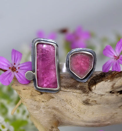 Flowering the World - Tourmaline Sterling Silver Ring