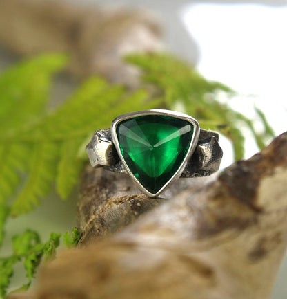 Bliss Among the Stars - Onyx Sterling Silver Ring