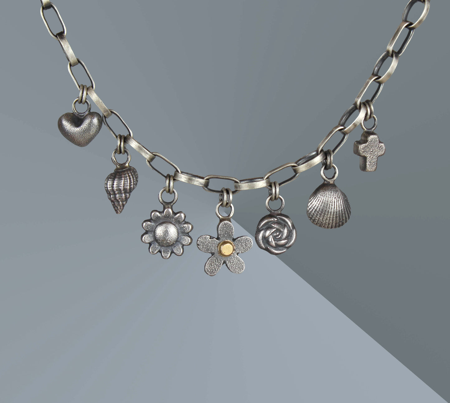 MADE TO ORDER :: Abundance - Sterling Silver Charm Bracelet