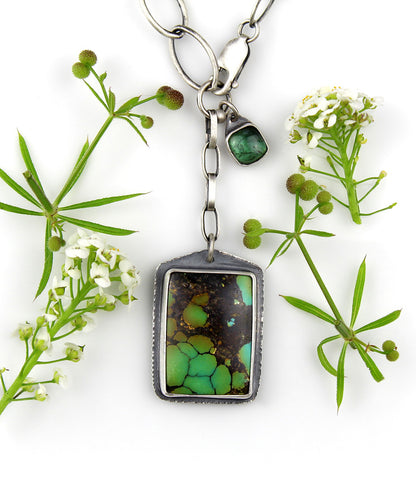 Beyond the Heavens - Turquoise Sterling Silver Necklace
