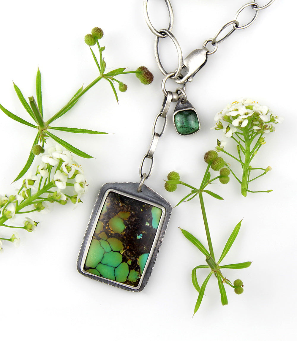 Beyond the Heavens - Turquoise Sterling Silver Necklace