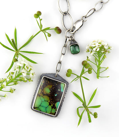 Beyond the Heavens - Turquoise Sterling Silver Necklace