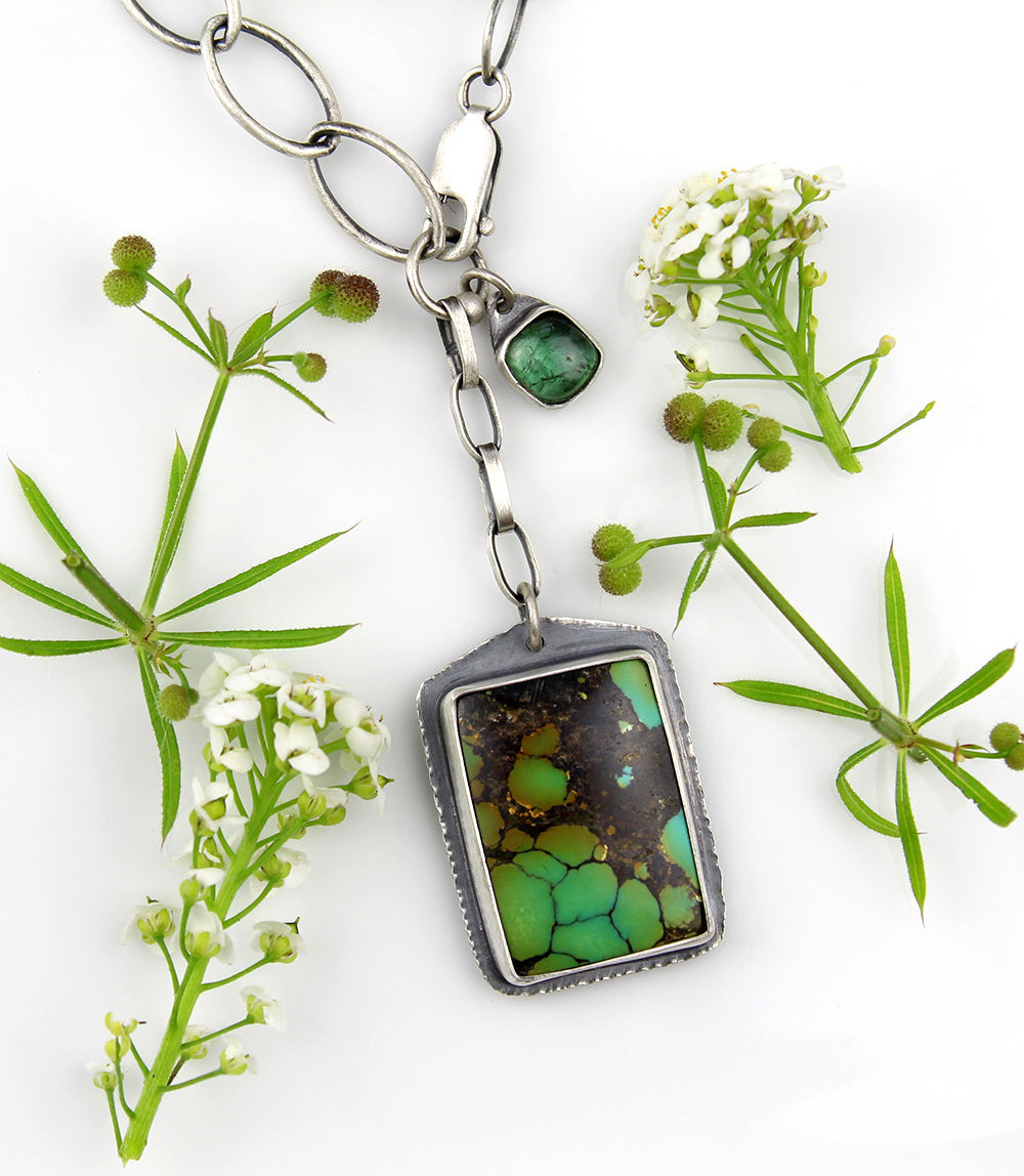 Beyond the Heavens - Turquoise Sterling Silver Necklace