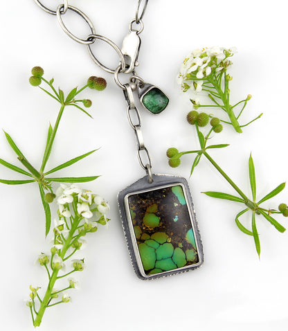 Beyond the Heavens - Turquoise Sterling Silver Necklace