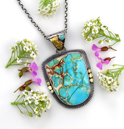 The Sea of Dreams - Sea Sediment Sterling Silver Necklace