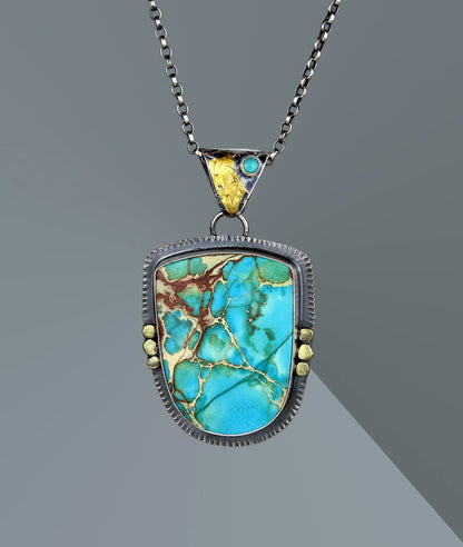 The Sea of Dreams - Sea Sediment Sterling Silver Necklace