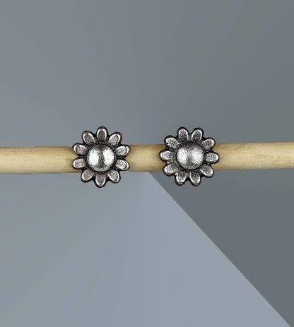 MADE TO ORDER :: Flowering the World - Sterling Silver Flower Earrings