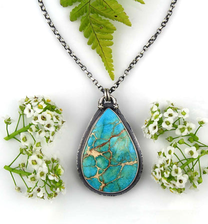 The Sea of Dreams - Sea Sediment Sterling Silver Necklace
