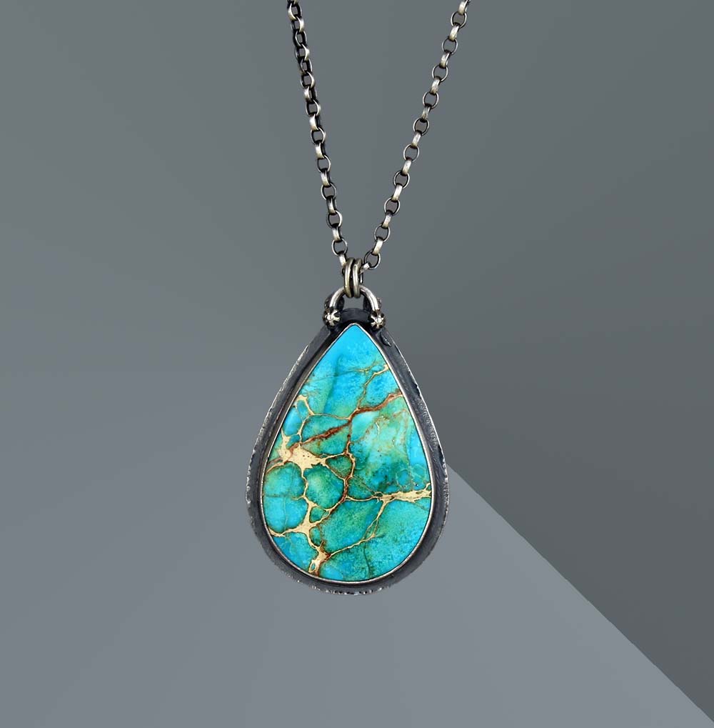 The Sea of Dreams - Sea Sediment Sterling Silver Necklace