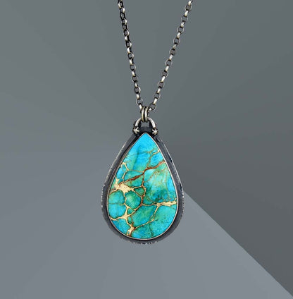 The Sea of Dreams - Sea Sediment Sterling Silver Necklace
