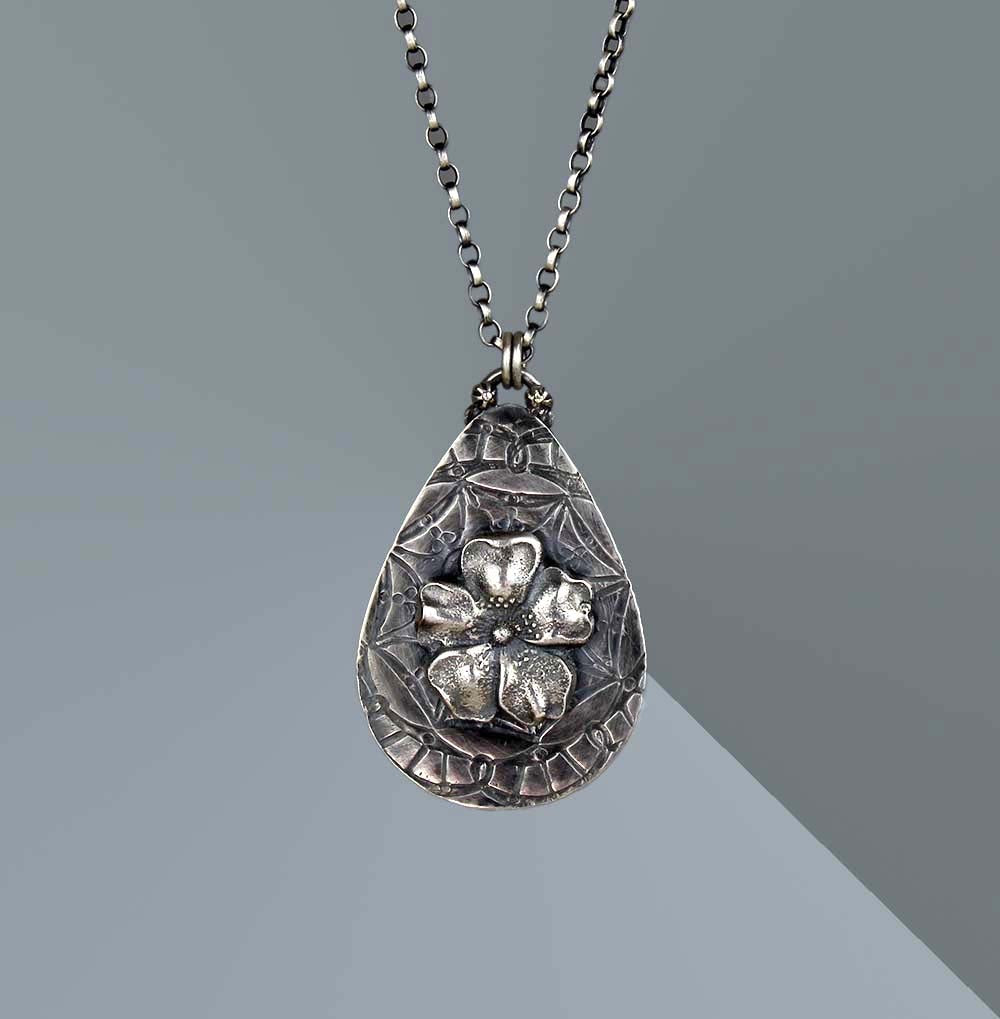 The Sea of Dreams - Sea Sediment Sterling Silver Necklace