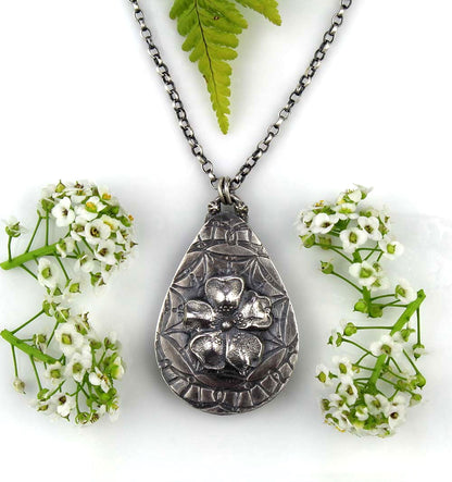 The Sea of Dreams - Sea Sediment Sterling Silver Necklace