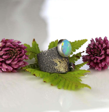 To Shine a Light - Ethiopian Opal Sterling Silver Ring
