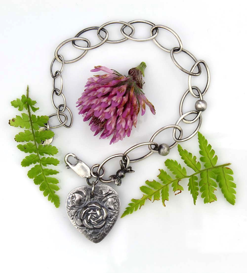 The Angel of Life - Sapphire Sterling Silver Bracelet