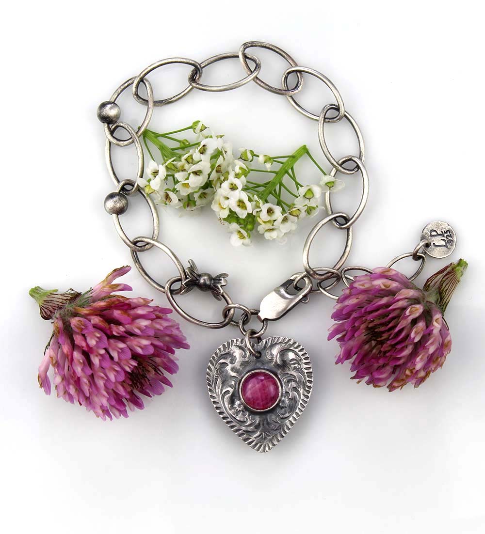 The Angel of Life - Sapphire Sterling Silver Bracelet