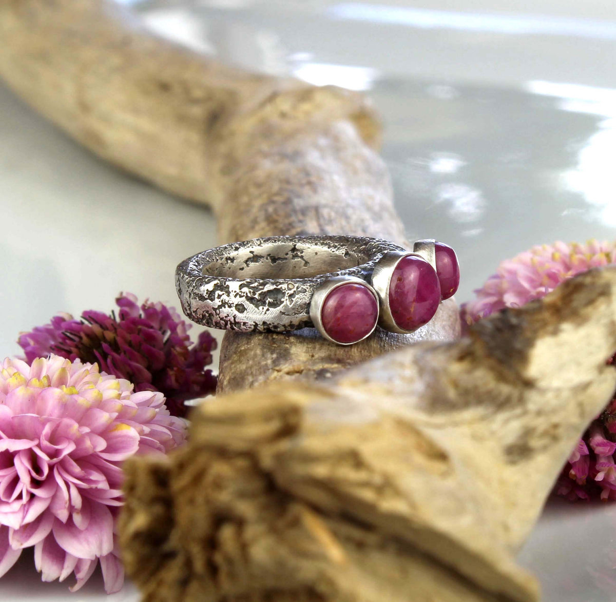 To Call in Magic - Sapphire Sterling Silver Ring
