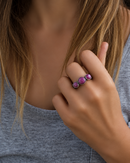 To Call in Magic - Sapphire Sterling Silver Ring