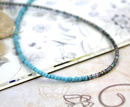 Autumn whispers - Beaded necklace