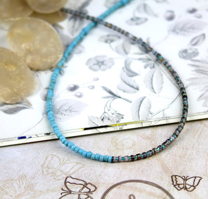 Autumn whispers - Beaded necklace