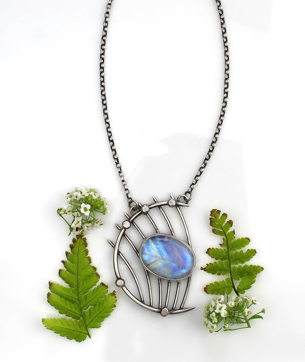 The Life Within - Moonstone Sterling Silver Necklace