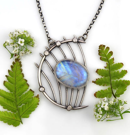 The Life Within - Moonstone Sterling Silver Necklace