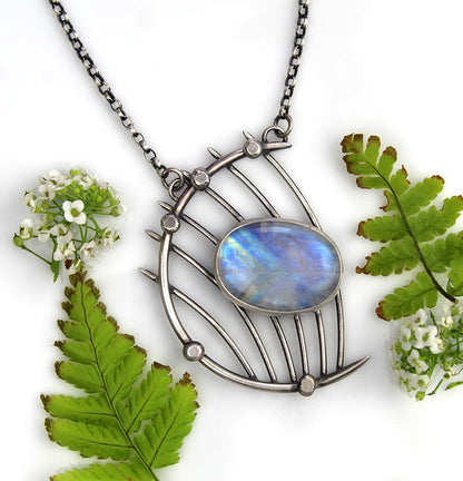 The Life Within - Moonstone Sterling Silver Necklace