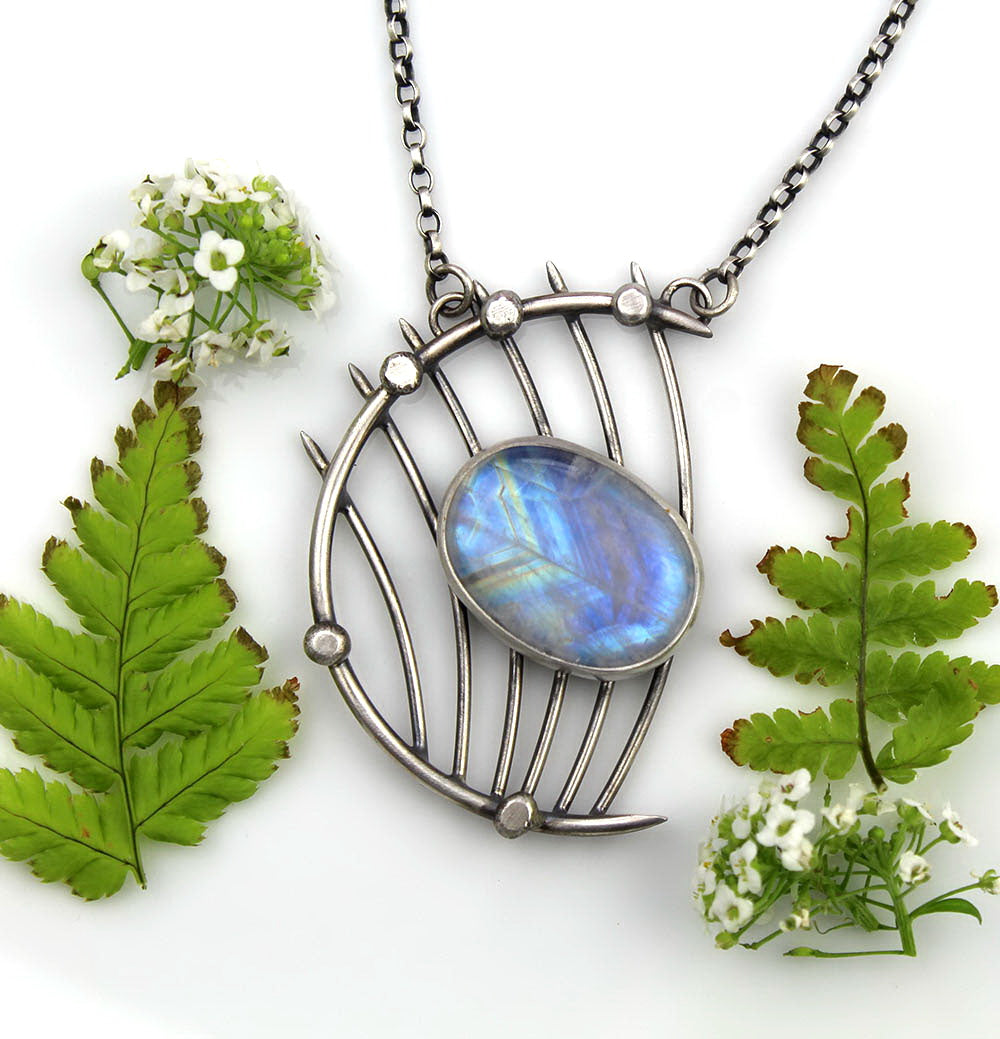 The Life Within - Moonstone Sterling Silver Necklace