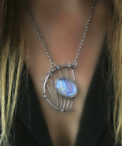The Life Within - Moonstone Sterling Silver Necklace