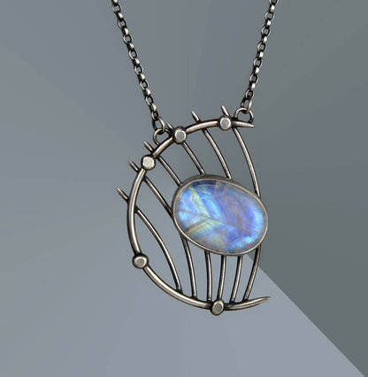 The Life Within - Moonstone Sterling Silver Necklace